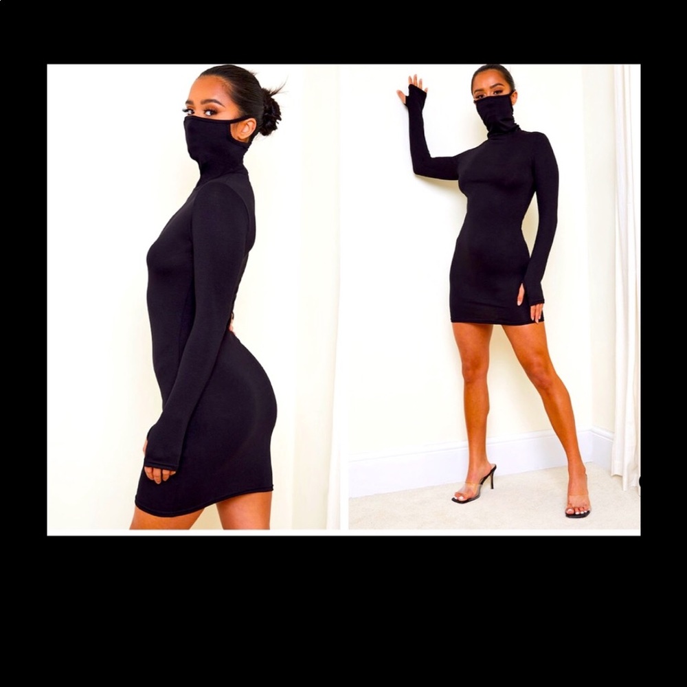 Dress with Attached Mask